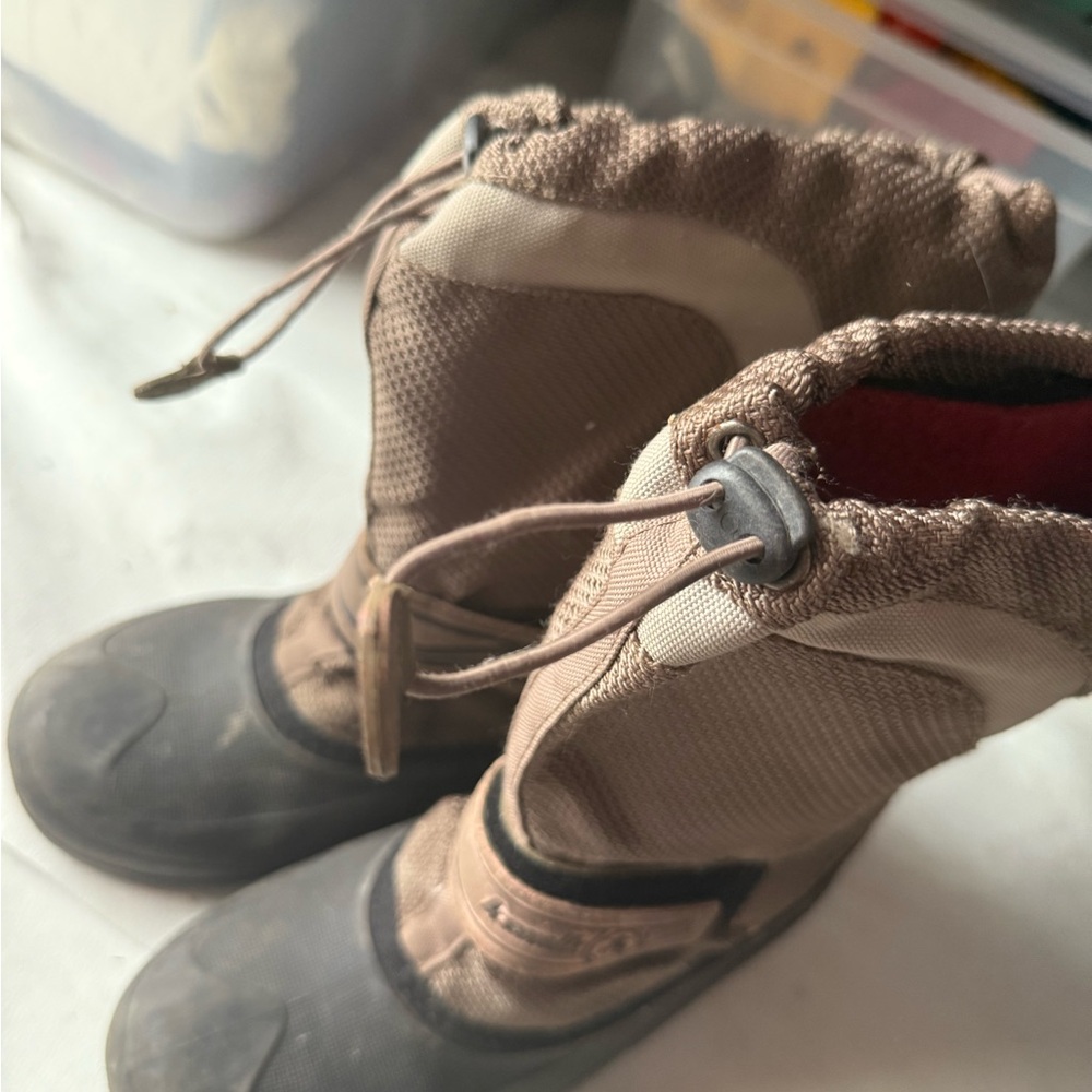 Kids' Tan Kamik Thermoinsulate Winter Boots